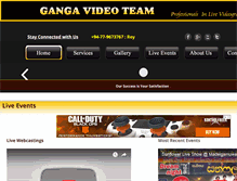 Tablet Screenshot of gangavideoteam.com